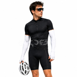 Unisex Long Fingerless Gloves With UV Protection Breathable Compression Arm Sleeves For Cycling And Outdoor Use - Product Image 2
