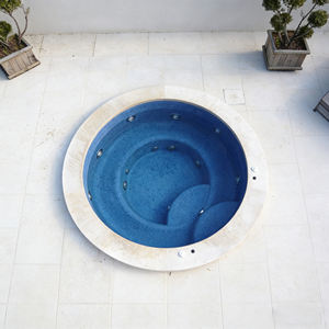Piscine circulaire en fibre de verre personnalisable pour jardin extérieur, piscine de récupération, jacuzzi - Product Image 1