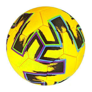 Ballon de football personnalisé avec logo, durable, en cuir, taille 5, pour match de football - Product Image 2