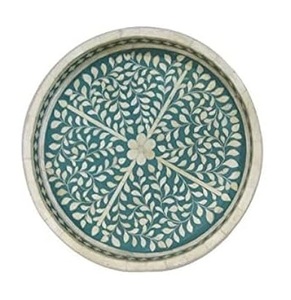 Home And Kitchen Food Storage & Container Tray For Custom Style Top Quality Mother of Pearl Serving Tray Hotel Tea Foods <b>Party</b> - Product Image 4