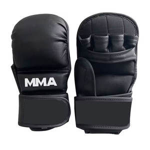 Guantes de MMA de Medio Dedo con Agarre Superior para Entrenamiento y Sparring, Transpirables, Ligeros, para Entrenamiento de Fuerza y Rendimiento - Product Image 1