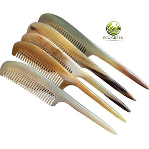 Peine de Cuerno Natural de Alta Calidad con Dientes Suaves para Desenredar el Cabello y Masajear el Cuero Cabelludo - Product Image 5