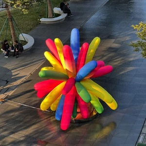 ต้นไม้ไฟ LED ขนาดใหญ่พองลมได้ รูปทรงดอกไม้ไฟ สีสันสดใส สำหรับตกแต่งถนน/ห้างสรรพสินค้า/งานอีเว้นท์/ปาร์ตี้/เวที - Product Image 5