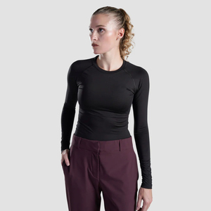 Women' s <b>Thermal</b> Underwear Shirt Stand Neck Base Layer Warm <b>Top</b> Compression Winter Sport Long Sleeve for Women'S - Product Image 5