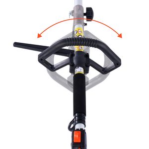 Tagliasiepi a Benzina 4-in-1 da 26cc a 2 Tempi con Set di Protezioni e Decespugliatore Incluso - Product Image 3
