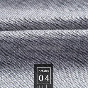 Pull en maille gris rayé à col rond pour homme Aviex, coupe ajustée, style décontracté automne, avec logo imprimé sur le devant - Product Image 5