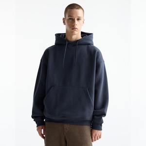 Sudaderas con Capucha Unisex con Logotipo Personalizado, Talla Grande, Cálidas, Térmicas, Transpirables, 500GSM, Hombros Caídos, con Capucha, 100% Algodón, Invierno - Product Image 1