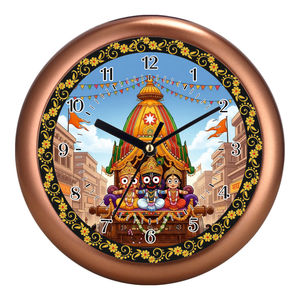 Reloj de Pared Personalizado con Diseño del Templo Jagannath Puri, Regalo para el Día de San Valentín y el Día del Padre - Product Image 1