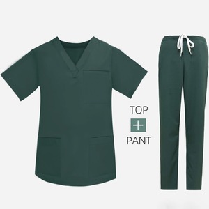 Uniforme Quirúrgico Médico con Logotipo Personalizado al por Mayor, Pantalones Elásticos de Alta Calidad, Uniformes de Enfermera Antiarrugas - Product Image 1