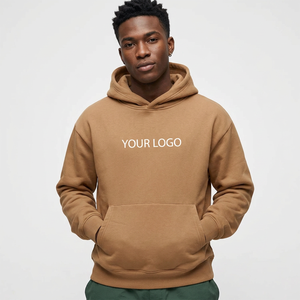 Sweat à capuche personnalisé pour homme avec logo, en molleton de coton, coupe décontractée, manches longues, poche avant, tissu doux, mode, vente en gros B2B, vêtement USA - Product Image 4