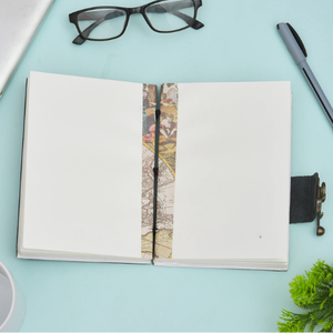 La mejor vista viene después del más difícil esfuerzo: Diario de escalada |   Cuaderno de tapa dura impresa en cartón |   200 Páginas Blancas |   Diario 7x5 - Product Image 3