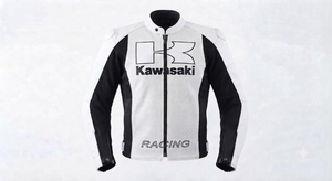 เสื้อแจ็คเก็ตหนังสำหรับขี่มอเตอร์ไซค์ Unisex Rawasaki ทนทานและสวมใส่สบาย ตัดเย็บตามขนาด CE - Product Image 1