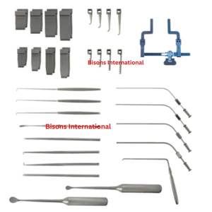 Juego de Instrumentos de Microdiscectomía de Acero Inoxidable de Primera Calidad al por Mayor BISONS |   Kit de Discectomía para Cirugía de Columna Vertebral |   Microcirugía de Columna Vertebral - Product Image 3