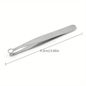 High Precision Nose Hair <b>Removal</b> Tweezers Stainless Steel Durable Manual Nose Hair Trimming <b>Tool</b> for Clean - Product Image 1
