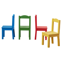 Juego de Mesa y Silla Ergonómico para Niños, Madera Maciza, Diseño Moderno, Sala de Juegos, Comedor, Actividades al Aire Libre, Escuela, Sala de Estar