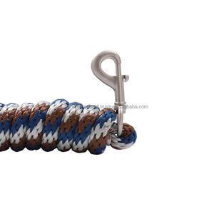 Cuerdas de plomo de polietileno de algodón sólido súper suave para caballos con gancho de seguridad - Product Image 5