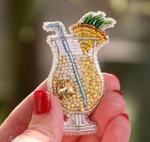 Classic Handmade Embroidery Beaded <b>Keychain</b> with Elegant Floral Embellishments Eco-Friendly Bohemian Design by MD HANDICRAFTS - Product Image 1