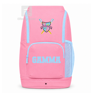 Custom Gamma Phi Delta Sorority Backpack Zipper Casual Sports School Bag Style Large Capacity for Girls with polyester lining - Product Image 2