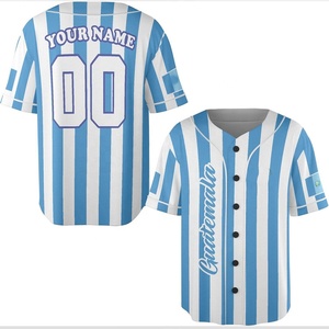 Ropa Deportiva, Jersey de Béisbol para Hombre, Personalizable, Nuevo, Absorbente de Sudor, Anti-UV, con Logotipo Personalizado - Product Image 1