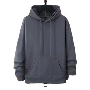 เสื้อกันหนาวมีฮู้ดสำหรับผู้ชาย, เสื้อกันหนาวมีฮู้ดสำหรับฤดูหนาวผ้าฝ้าย100% ระบายอากาศได้อย่างรวดเร็วสีดำสีขาวสีน้ำตาลสีแดง300กรัม - Product Image 2