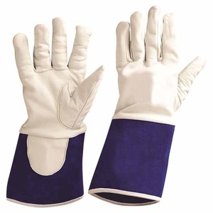 Gants de soudage en cuir durables, protection de sécurité, résistance à la chaleur, imperméables, antidérapants, sans silicone, sans poudre, personnalisables - Product Image 1