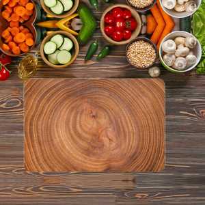 Premium Quality Handmade Natural <b>Solid</b> <b>Wood</b> Eco-Friendly Durable Rectangle Chopping <b>Board</b> Dishwasher Safe Kitchen Cutting <b>Board</b> - Product Image 1