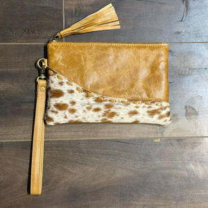 Venta al por mayor de moda de lujo de diseñador de cuero de vaca bolso de mano para las mujeres de alta calidad de cuero genuino cartera borla cremallera bolsa - Product Image 5