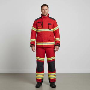 Custom Made top quality Hi Vis Reflective LED Flash Waterproof 100% Polyester Safety Clothing <b>Construction</b> Coveralls - Product Image 3