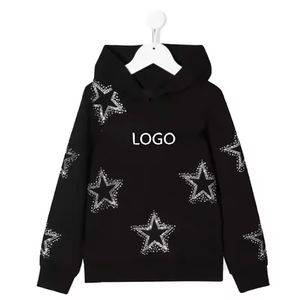 Sweat-shirts à capuche pour hommes en coton/polyester respirant avec strass, entièrement personnalisables, en polaire de haute qualité, écologiques et abordables - Product Image 1