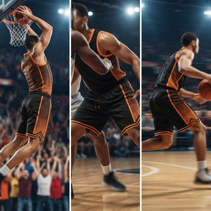 Comprehensive Sizing Basketball <b>Shorts</b> <b>Men</b> Loose Leg Training Workout Game Competition Wear Custom <b>Silk</b> Screen Print Solid 100% - Product Image 6