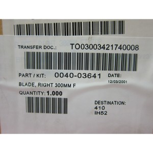 AMAT 0040-03641 ใบมีดด้านขวา 300 มม. FI ECP 401272 - อุปกรณ์และอะไหล่เซมิคอนดักเตอร์ระดับโลกที่เชื่อถือได้ - Product Image 6