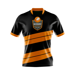 Nouveau design, maillot de rugby 100% polyester, uniforme de rugby avec logo d'équipe personnalisé, numéro avec technique de sublimation - Product Image 4