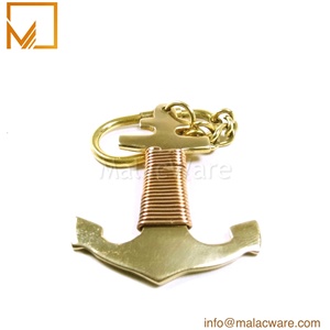 ทองเหลือง Anchor กระเป๋าเครื่องประดับอุปกรณ์เสริมโลหะพวงกุญแจผู้ถือขายส่งการออกแบบหลายทางเลือกนักเรียนโลหะพวงกุญแจ - Product Image 5