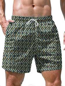 Pantalones Cortos de Baño para Hombre, con Logotipo Personalizado, de Secado Rápido, Transpirables, Ecológicos, de Poliéster, para Verano, Moda Deportiva - Product Image 6