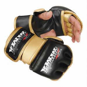 Gants de MMA en cuir avec logo personnalisé pour l'entraînement au Muay Thai, au grappling et au sac de frappe, prix raisonnable pour les arts martiaux et la boxe - Product Image 1