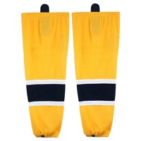 Chaussettes de hockey sur glace d'été haute performance 100 % polyester, imprimées, couleurs personnalisées, respirantes, séchage rapide, écologiques