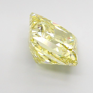 Exquise pierre précieuse jaune de 2 carats, taille princesse, à brillance symétrique et clarté de couleur intense exceptionnelle - Product Image 4