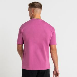 เสื้อยืดคอกลมผู้ชายคุณภาพสูง ผ้าถักนิตติ้ง 100% คอตตอน เนื้อผ้านุ่ม ระบายอากาศได้ดี เพื่อความสบายสูงสุด - Product Image 2