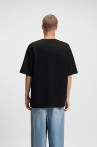 Camiseta Negra Extra Grande Premium, 100% Algodón, Estilo Urbano, Logotipo Personalizado, OEM ODM para Hombre, MARFA INTERNATIONAL - Product Image 4