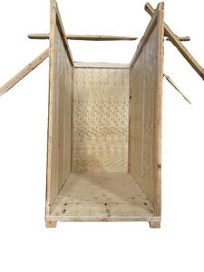 Wholesale Solid Wood Plastic Free-Fumigated Plywood High Quality Yellow <b>Crate</b> Cases with Custom Logo for Storage Made in Vietnam - Product Image 3