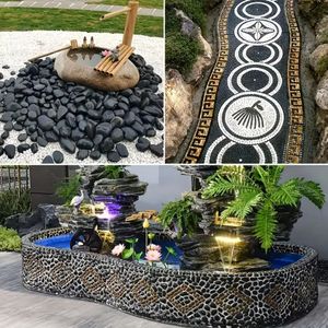 Piedras de Río Pulimentadas Grandes de 38 lb, 1 3/8 Pulgadas, Decorativas para Jardín, Adoquines, Piedras para Paisajismo Exterior, Caminos, Plantas, Macetas, Jarrones - Product Image 4