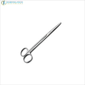 Tijeras de Disección Metzenbaum Premium de Acero Inoxidable Reutilizables, Curvas y Rectas, para Corte de Tejidos Quirúrgicos - Product Image 6