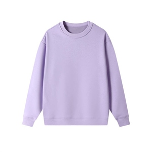 เสื้อสเวตเชิ้ตผ้าฝ้ายแท้คุณภาพสูงสำหรับผู้ชายและผู้หญิง สีพื้น ทรงหลวม เนื้อผ้าหนา แฟชั่นสำหรับฤดูใบไม้ผลิ ฤดูใบไม้ร่วง และฤดูหนาว - Product Image 3