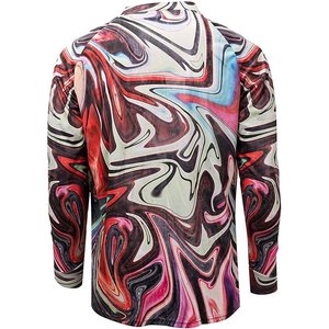 Men's Full Sleeve Motocross Jersey <b>Skull</b> Print Quick Dry Polyester Racing Shirt All Seasons Motorcycle Wear - Product Image 4