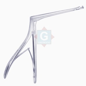 Pinzas Quirúrgicas Antrum Punch de Acero Inoxidable de Primera Calidad, Color Gris, Uso Manual, Reutilizables, Certificación CE Clase I - Product Image 1