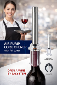 Ouvre-bouteille à pompe à air en alliage d'aluminium Devine Accessories, portable, cadeau promotionnel, style simple, impression en relief - Product Image 6