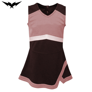 Uniforme de Animadoras Deportivas Bigetron, Falda para Mujer, Estilo Personalizado con Nombre del Equipo, Traje de Baile con Pedrería, Secado Rápido, Transpirable, OEM - Product Image 3