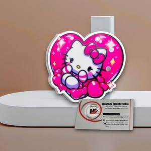 Plaques magnétiques professionnelles en acrylique pour extensions de cils, motif Hello Kitty, Saint-Valentin, diamant, rectangulaires, marque privée - Product Image 5