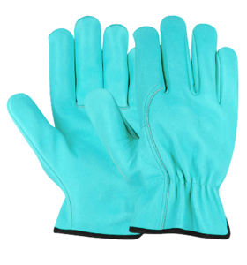 Premium Quality Goat Grain & Cow Split Leather <b>Driver</b> <b>Gloves</b> Heavy Duty Abrasion Resistant Durable Gardening <b>Gloves</b> - Product Image 3