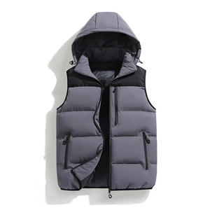 Gilet matelassé pour homme, moderne, léger, thermique, coupe-vent, style matelassé, logo personnalisé, marque privée, OEM, vente en gros - Product Image 3